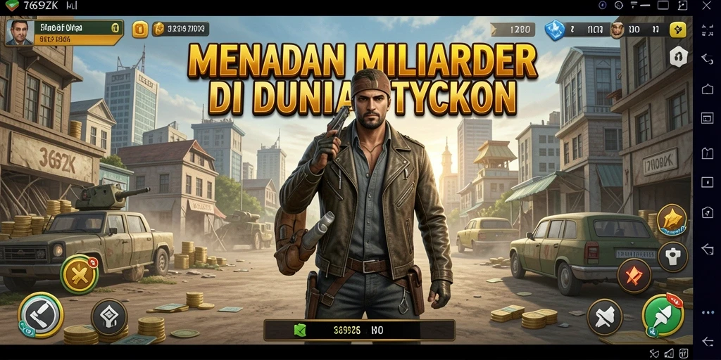 Screenshot gameplay 369ZK yang menampilkan aktivitas bisnis.