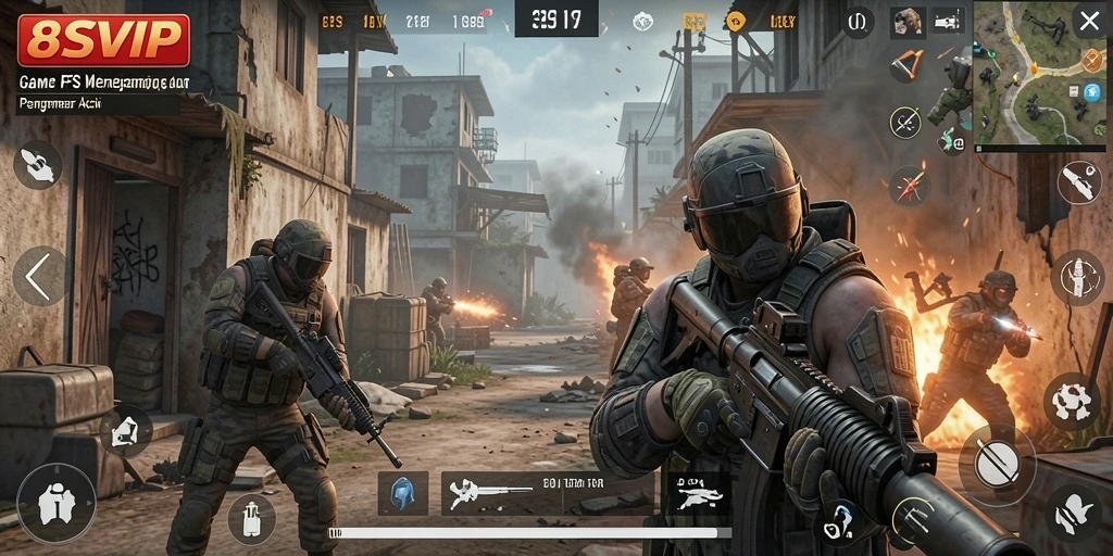 Tangkapan layar dari gameplay menegangkan di 8SVIP.
