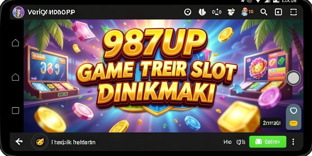 Tampilan gameplay menarik dari 987UP dengan berbagai tema slot.