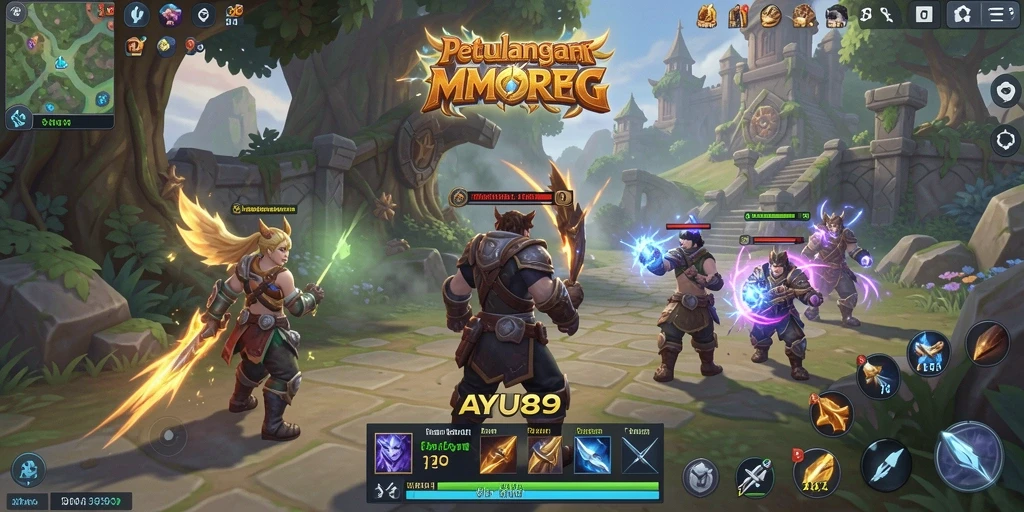 Screenshot gameplay <strong>AYU89</strong> menampilkan aksi seru dan grafis menakjubkan.