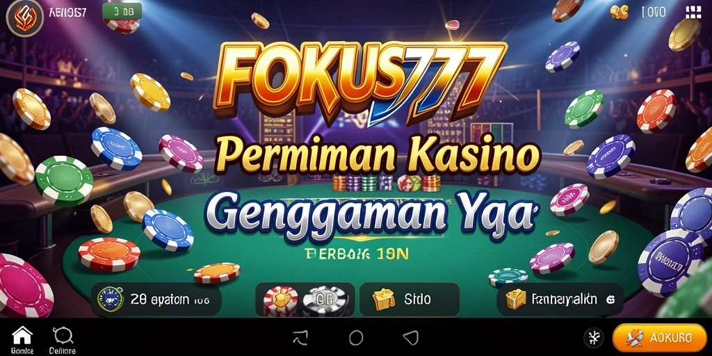 Tampilan grafis memukau dari gameplay FOKUS777 yang mengasyikkan.