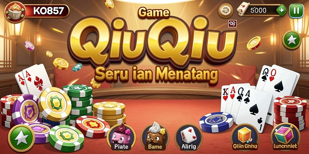 Screenshot dari gameplay seru QiuQiu di KO857.