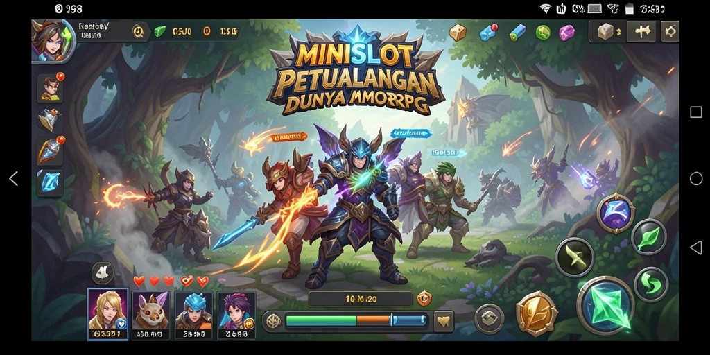 Tampilan gameplay yang memukau dalam dunia MMORPG MINISLOT.