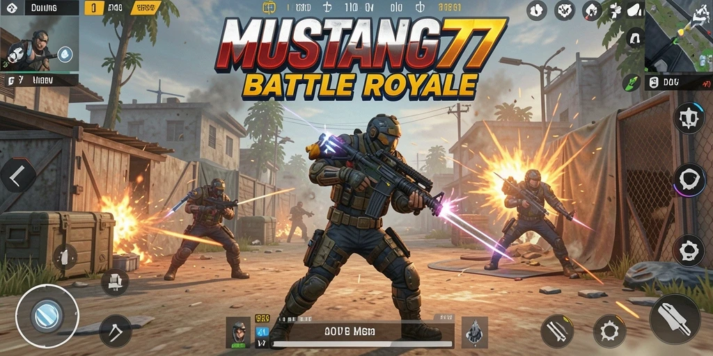 Gameplay seru dan mendebarkan di MUSTANG77.