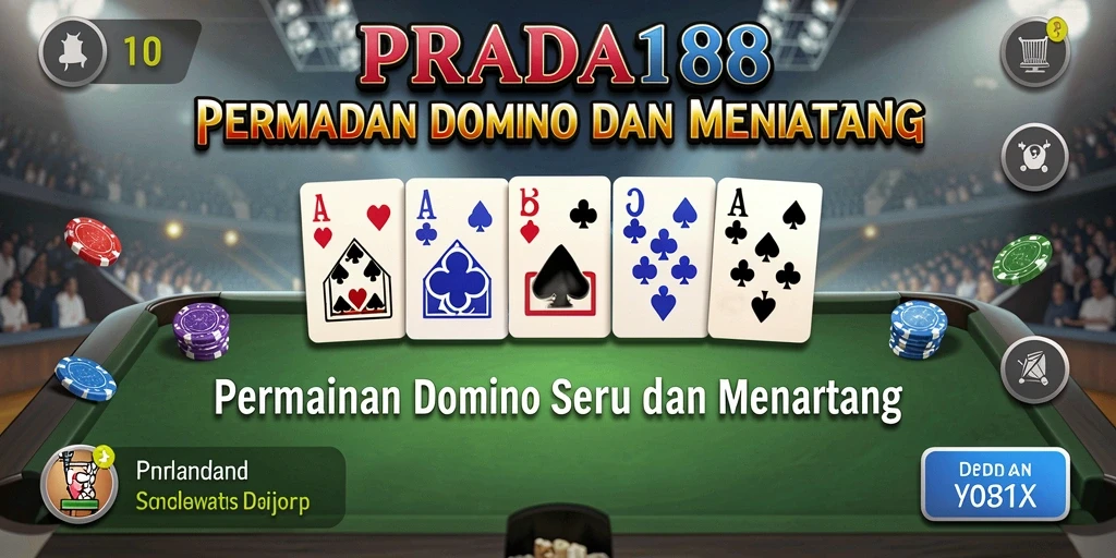 Gameplay domino seru di PRADA188 yang menarik dan menantang.