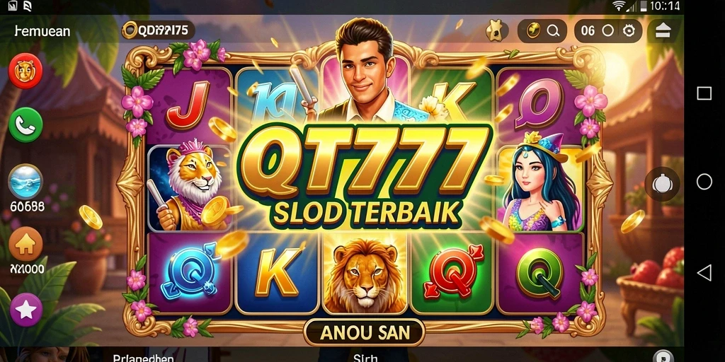 Tampilan gameplay Slot yang mengasyikkan di QT777.