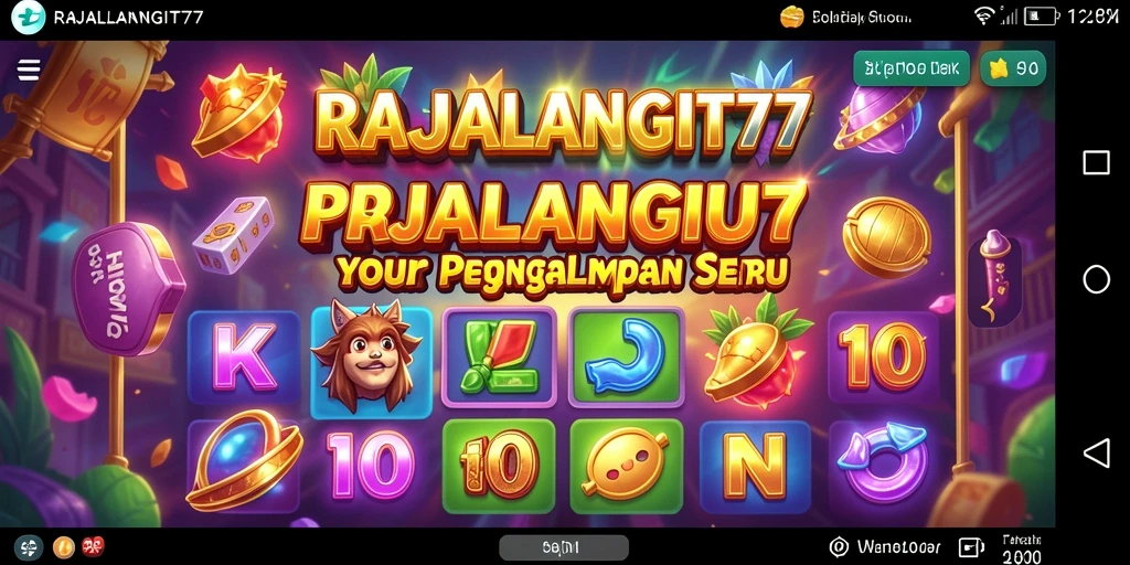 Screenshot gameplay RAJALANGIT77 menampilkan slot seru dan interaktif.