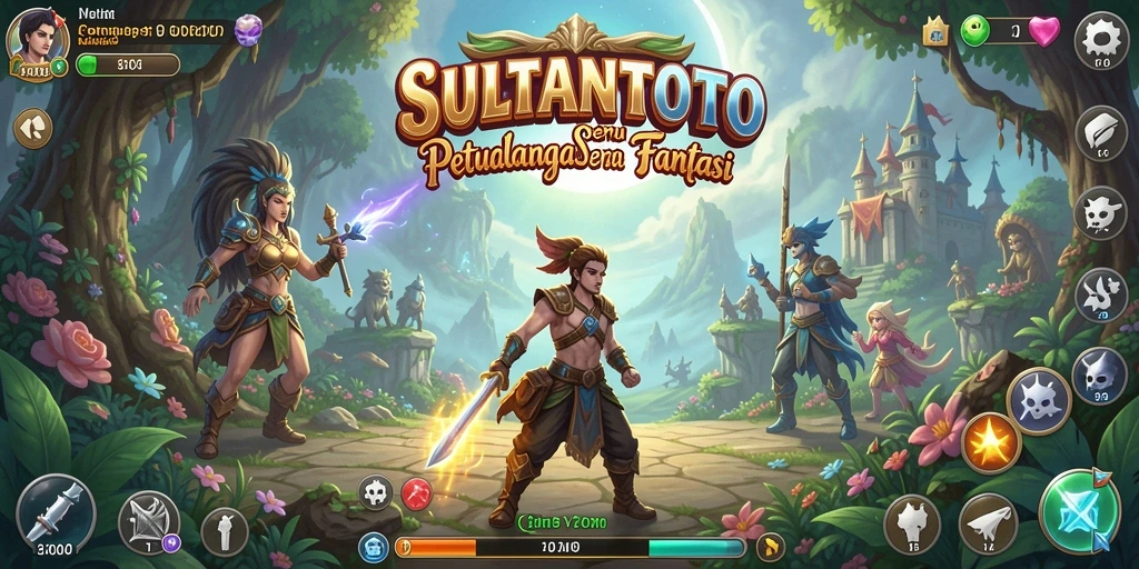 Screenshot SULTANTOTO menampilkan gameplay petualangan yang seru.