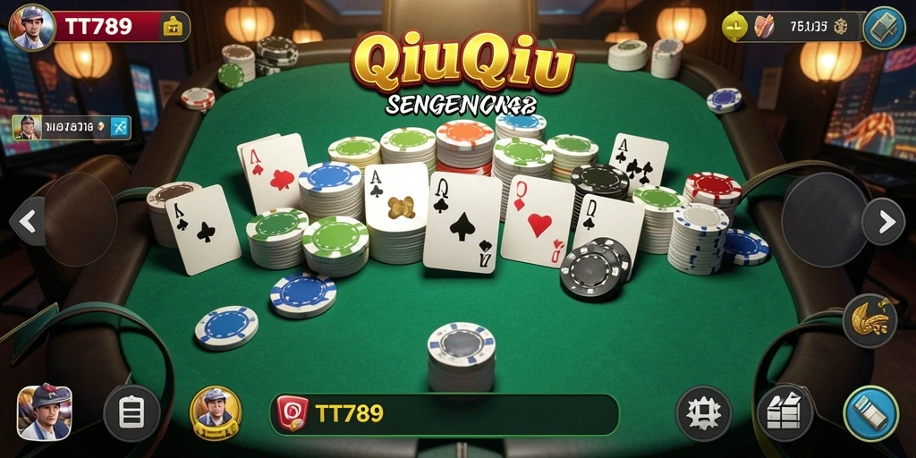 Screenshot gameplay QiuQiu yang mengasyikkan dan penuh aksi.