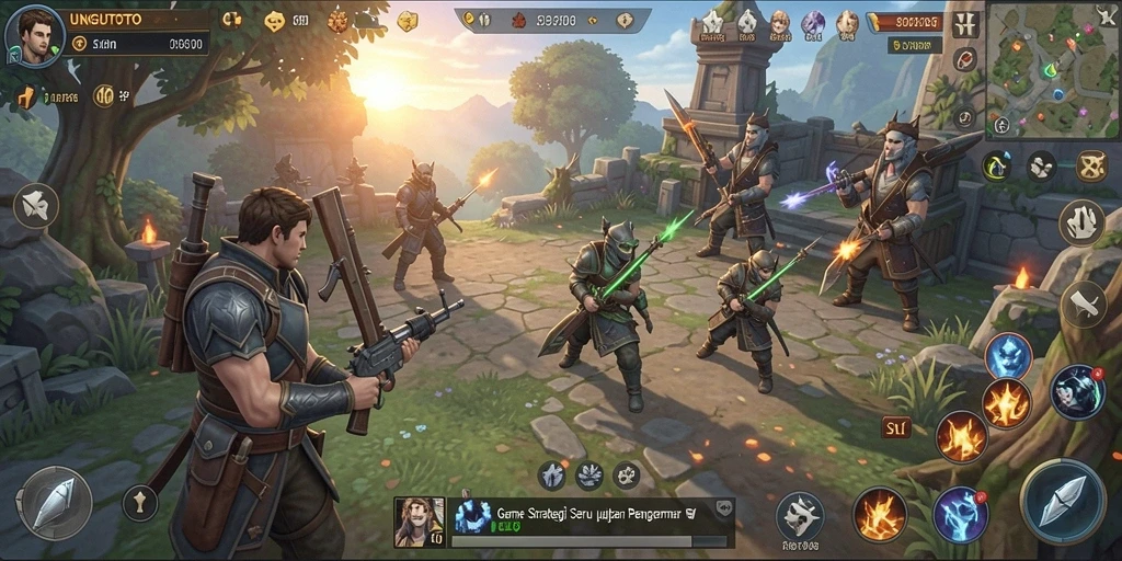 Tampilan gameplay UNGUTOTO yang menarik dan strategis.